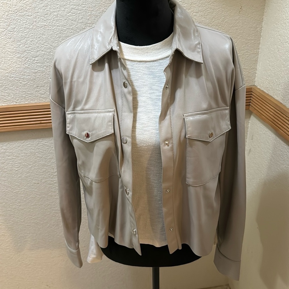 Philosophy size Small taupe color jacket!!